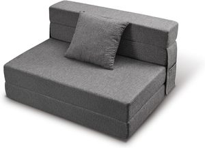 Sofá cama plegable convertible de espuma viscoelástica de uso múltiple almohadilla de cama de dos plazas para sala de estar tipo apartamento - Product Image 2