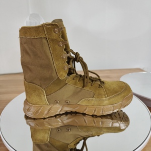 TSB01 Coyote <b>brown</b> Super light weight summery breathable ventilation screen holes combat <b>boots</b> - Product Image 1