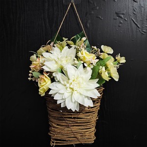 Cesta de flores para decoração de casa, novidade de produtos para portas e corredores, cestas de flores pequenas de margaridas brancas, simulação de primavera 2024, novidade - Product Image 2