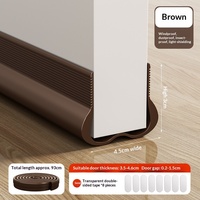 Bande d'étanchéité en PVC insonorisante et anti-fuite pour porte de chambre et climatiseur – Outil magique personnalisable