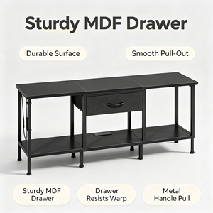 Meuble <span class=keywords><strong>TV</strong></span> en bois massif, meuble moderne pour salon, hôtel, villa, avec table basse, OEM - Product Image 3
