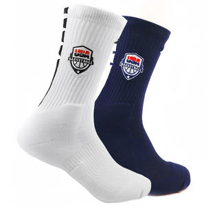 ถุงเท้ากีฬาวิ่งกันกระแทกชั้นยอดถุงเท้าลูกเรือบาสเก็ตบอลระบายอากาศได้ดีถุงเท้าลูกเรือโลโก้แฟนซีสำหรับการใช้งานฟุตบอล - Product Image 3