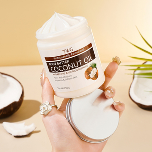 TWG RTS Promotion Exceptionnelle Beurre Corporel à l'Huile de Coco 250g – Lotions Corporelles Éclaircissantes pour Femmes – Lotion Corporelle Nourrissante et Hydratante à l'Huile de Coco - Product Image 1
