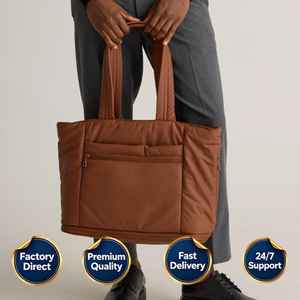 Sac fourre-tout portable pour le shopping et les voyages, sac à main pour femmes, sac à bandoulière décontracté multi-poches, sacs à bandoulière en nylon tendance - Product Image 1