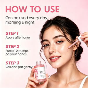 Suero Facial con Péptidos Rosados DRN para Hidratación de la Piel, Sensación de Piel Suave y Lisa, Textura Ligera, Suero para el Cuidado Facial Diario - Product Image 6