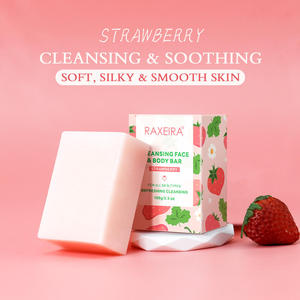 Nhãn Hiệu Riêng Handmade Xà Phòng Hữu Cơ Thanh Xà Phòng Thanh Bán Buôn Dâu Tây Trái Cây Xà Phòng - Product Image 2