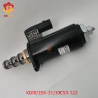 Vanne solénoïde de pompe hydraulique KDRDE5K-31/30C50-122 YN35V00048F1 compatible avec les excavatrices Kobelco SK200-8 SK210-8