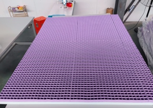 冷却性、耐久性、通気性に優れたTPEジェルグリッドマットレストッパー、クイーンサイズ、モダンなボディサポート（ベッド用） - Product Image 2