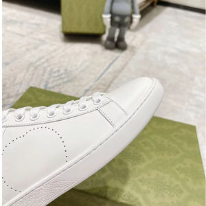 Zapatillas Deportivas de Piel Genuina Blanca de Alta Gama para Hombre, Zapatos Casuales Personalizados, Zapatos de Moda GC - Product Image 4