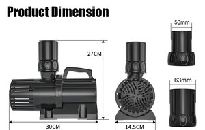 High-Pressure Submersible <strong>Water</strong> <strong>Pump</strong> BTC-13000/16000/22000/26000 Variable Frequency <strong>Pond</strong> <strong>Pump</strong> for Fish - Product Image 3
