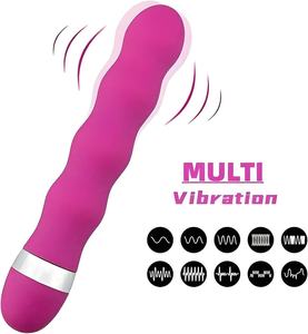 <span class=keywords><strong>Vibrator</strong></span> Peluru Silikon Ungu Mawar 18,5cm 10 Mode Getaran 100% Tahan Air untuk Stimulasi G-spot Klitoris Wanita - Product Image 4