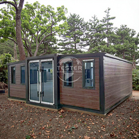 Nouvelle maison préfabriquée en conteneur d'acier extensible de 20 à 40 pieds, appartement de 2 à 4 chambres, design moderne et luxueux, certifié CE