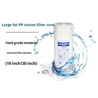 Préfiltre à eau de 10/20 pouces, filtre épais, bouteille épaissie, embout en cuivre de 1 pouce, CTO, garantie 5+ ans, 1 kg