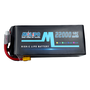Batería Molipo para Dron, 6S 22.2V 22000mah 15C 25C 35C 70C, Alta Tasa de Descarga, Batería de Estado Semisólido para Dron y Auto RC HR06220 F - Product Image 2