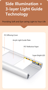 20cm/30cm/40cm/60cm/80cm dưới tủ đèn cảm biến chuyển động ánh sáng trong nhà tủ quần áo đèn Pin hoạt động - Product Image 4