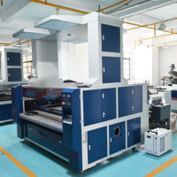 Corte Láser Multicabezal Automático para Tejidos Compuestos, Impresión Digital, Materiales para Calzado, Marcado de Líneas, Ropa y Fundas de Asiento