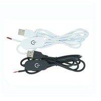 Contrôleur de gradateur tactile USB DC5V 2A avec longueur de 1.5M pour lumières LED à couleur unique/lampe de bureau LED
