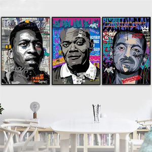 Nordic <span class=keywords><strong>Pop</strong></span> Street Art Graffiti Music Poster Estética The Door Rock Rapper Canvas Painting Home Gallery Room Decor Bar Wall Art - Product Image 2