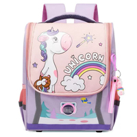 Sac à dos licorne en polyester de haute qualité pour enfants et tout-petits, ensemble de sacs d'école personnalisés, mignons et tendance, vente en gros
