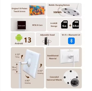 Televisor Inteligente Portátil Ajustable de 27 Pulgadas con Pantalla Táctil de 10 Puntos, Cámara de 8MP y Pantalla HD para Hogar, Oficina y Educación - Product Image 3