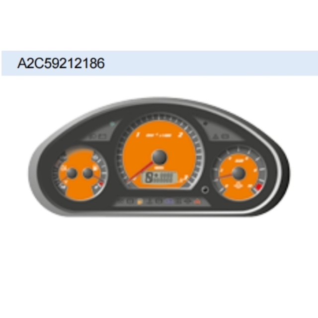 For VDO Analog Instrument Cluster Centrobase 500 A2C59212186
