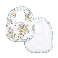 Bavoirs pour bébés filles 3-Pack réglable Viscose de bambou nouveau-né bavoir nourrissons Bandana bave bavoirs dentition