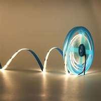 Bande LED COB pour intérieur DC12V 24V 320/384/480/528/LED/M 3000K 4000K 6000K 8MM 10MM 5M/Rouleau IP20