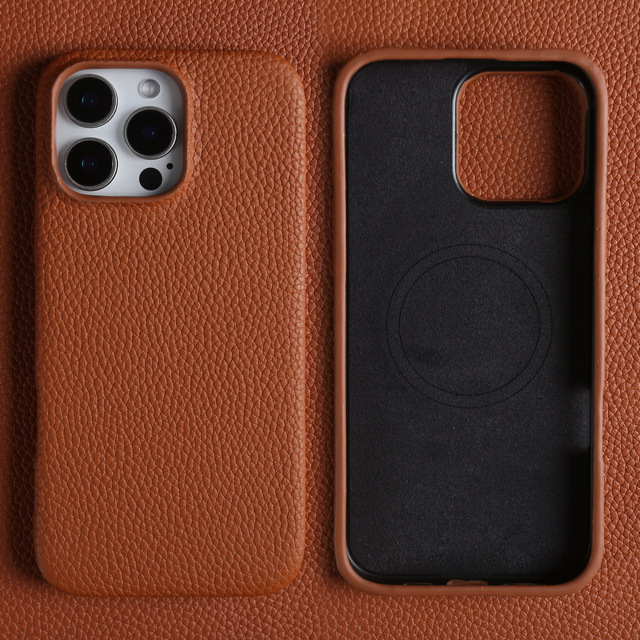 Genuine Leather for iPhone Case Handcrafted Anti-Scratch Fingerprint Resistant Full Protection Guard for iPhone 17 16 15 14 13