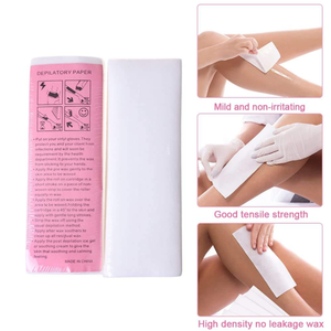 Tiras Depilatorias Desechables de Tela No Tejida Blanca Suave Personalizadas por el Fabricante, 20x7cm, Papel <span class=keywords><strong>para</strong></span> Depilación Corporal - Product Image 2