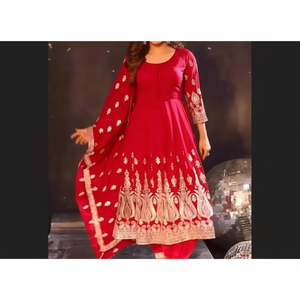 Nuevo diseñador de ropa de fiesta hermoso vestido simple digital de lujo con dupatta Vestidos de alta calidad Vestido de tela Premium - Product Image 1