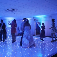 Plancher de danse de mariage étincelé en gros plancher de danse étoilé