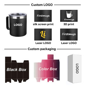 Nouvelle tasse à café isotherme en acier inoxydable à double paroi de 8 oz/16 oz, anti-fuite, avec couvercle réutilisable et logo personnalisé, modèle 2025 - Product Image 6