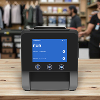 Détecteurs de devises portables mini LCD avec fonction de détection des billets contrefaits USD/EURO