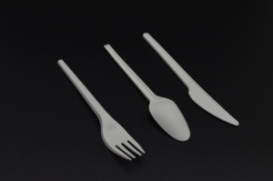 CPLA 친환경 생분해성 PLA 식기류 스푼 포크 나이프 세트 - Product Image 5