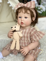 Cm En Gros Petites Pièces Arabes Lolita Dormir Femme 18 Pouces Chaussures Pipi Boire Sylicone Enfants Reborn Poupée