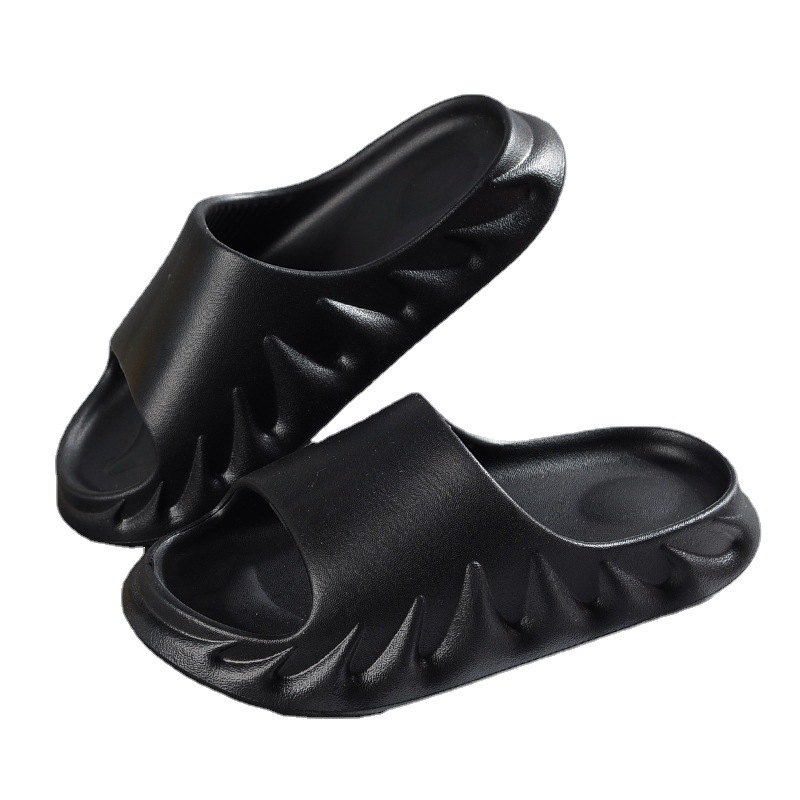 2021 slippers men's indoor bathroom bath sandals women's summer and outdoor wear damp shock-absorbing slippers