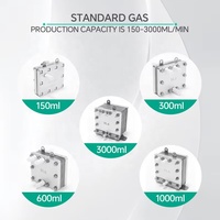 Générateur d'hydrogène 2000ml H2 Gas PEM Electrolyser Cellule de machine de génération de gaz d'hydrogène