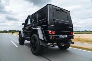 Pour la Mercedes-Benz Classe G W463 G63 <span class=keywords><strong>AMG</strong></span> G65 <span class=keywords><strong>G500</strong></span> Kit de carrosserie Wheeleyebrow en fibre de carbone de style <span class=keywords><strong>4X4</strong></span> amélioré - Product Image 3