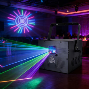 15W Full Color Outdoor Laser Projector DMX512 Auto Mode Sound Activated Festival Lighting - Product Image 1