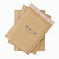 Enveloppes matelassées auto-adhésives en papier kraft, écologiques, biodégradables et recyclables pour l'emballage d'expédition e-commerce