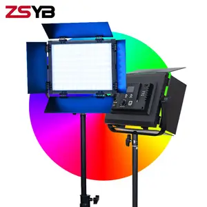 Zsyb Bảng điều chỉnh RGB nhiếp ảnh chiếu sáng video chuyên nghiệp chiếu sáng LED Video Studio đèn cho video