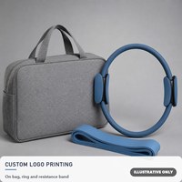 Kit Pilates Antidérapant Personnalisé 5 Pièces avec Anneau de Résistance, Poids de Cheville, Ballon de Résistance, Bande de Résistance et Sac de Sport – Prêt à la Vente, Faible MOQ