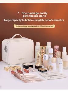 Borsa Trucchi Portatile Multifunzionale a Doppio Strato con 4 Scomparti, Nuova Collezione 2026, per Cosmetici e Articoli da Toilette da Viaggio - Vendita all'Ingrosso - Product Image 5