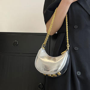 กระเป๋าสะพายข้างผู้หญิงขนาดเล็กสีสดใส ราคาคุ้มค่า หนังแท้ แฟชั่นใหม่สำหรับฤดูร้อน กระเป๋าสะพายไหล่ผู้หญิงสีพื้น - Product Image 5