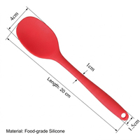 Spatule de cuisine en silicone antiadhésive résistante à la chaleur, outil de mélange et de cuisson, accessoires de pâtisserie