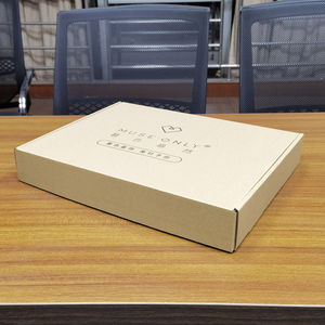 Custom Logo Folding Corrugated Gift Postal Mailing Box Kraft Packaging Airplane Shipping Mailer Box Color Box