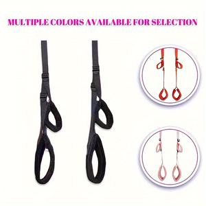 調節可能な300ポンド耐荷重ボンデージスイング、黒革シート付き、大人用セックス玩具、大人向けゲーム用ラブスリング - Product Image 4