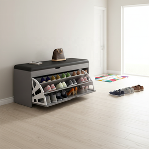 Nuevo Diseño Elegante y Moderno, Zapatero Giratorio Rectangular de Madera, Banco <span class=keywords><strong>para</strong></span> <span class=keywords><strong>Zapatos</strong></span>, <span class=keywords><strong>Mueble</strong></span> <span class=keywords><strong>para</strong></span> el Hogar, <span class=keywords><strong>para</strong></span> Sala de Estar - Product Image 5