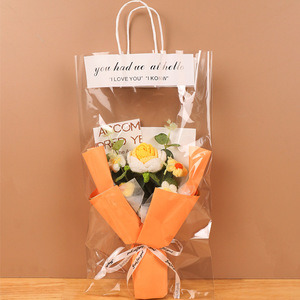 ช่อดอกไม้โครเชต์แฮนด์เมด รูปดอกกุหลาบและดอกทานตะวัน สำหรับวันเกิดแฟนสาว วันแม่ หรือมอบให้คุณแม่ - Product Image 3