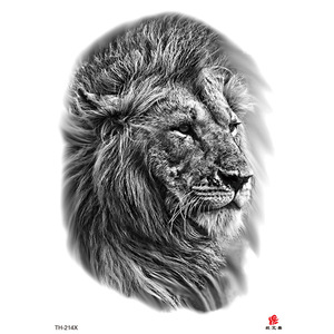 Tatuaggio Temporaneo in Carta con <span class=keywords><strong>Leone</strong></span>, Resistente all'Acqua, Design Personalizzato in Stile Indiano per Body Art - Product Image 3